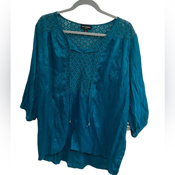 I.N. Studio Tops - I.N. Studio Teal Top